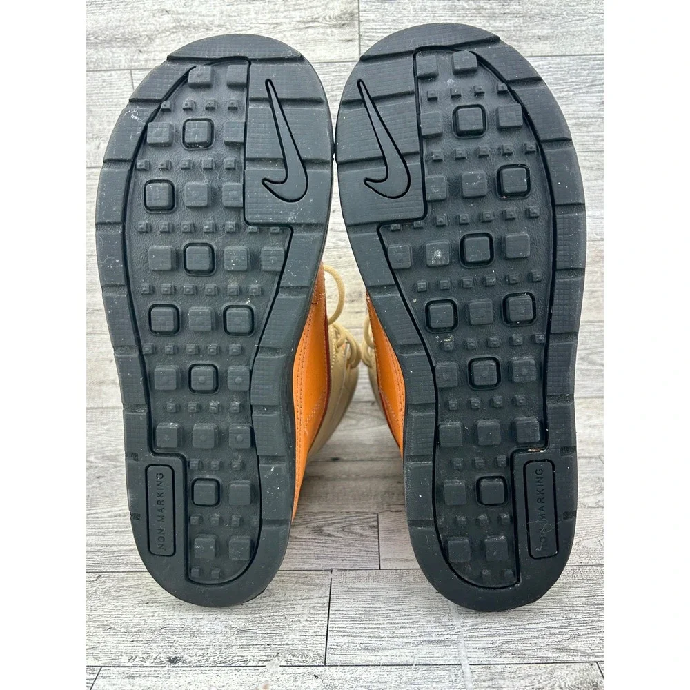 Nike ACG Woodside 2 High Sesame‎ Vivid Orange Boots 524872-201 Youth 4Y